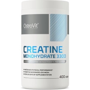 Creatine - Creatine Monohydrate - Creatine Monohydraat - 3300 mg - 400 Capsules - Grote voorraad! - Supplementen - OstroVit - Laboratorium getest kwaliteit!