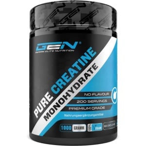 Creatine Poeder - 1kg / 1000 g - Zuiver Creatine Monohydraat - Optimale Oplosbaarheid - Veganistisch - Geen Additieven - Zuiver Poeder
