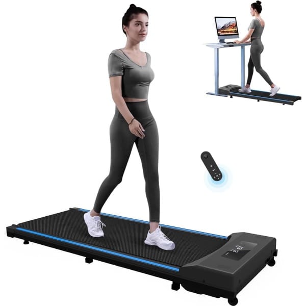 De Leverancier® - Loopband - Wandelband - Compact formaat - 1 tot 8 km/u - tot 110kg - LED display - Schokdemping - met afstandbediening