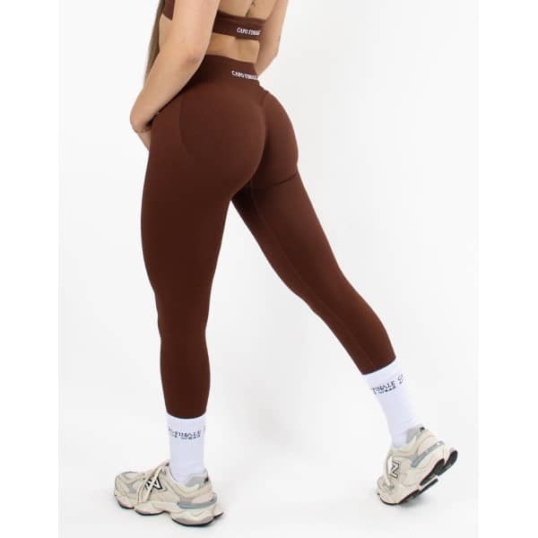 Divinity Seamless Legging | CAPO FINALE - Legging | XS | Kleur Bruin | Sportkleding | Activewear | Gymkleding | Fitnesskleding | Sportoutfit | Fitness | Hardlopen | Crossfit | Yoga | Pilates | Krachttraining