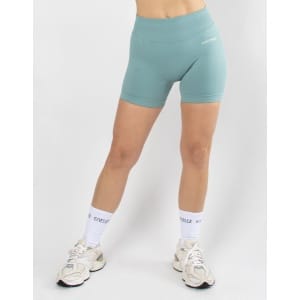 Divinity Seamless Short | CAPO FINALE - Shorts | M | Kleur Lightgreen | Sportkleding | Activewear | Gymkleding | Fitnesskleding | Sportoutfit | Fitness | Hardlopen | Crossfit | Yoga | Pilates | Krachttraining