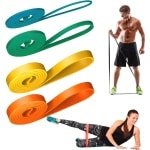 Elastische Weerstandsbanden Set voor Fitness en Crossfit Training - 5-15-25-35 kg