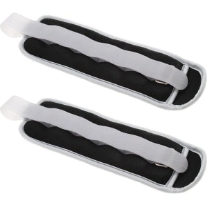 Enkelgewichten Sandbags Set - 2 Pack 0.5KG - Polsgewichten Verstelbare Strap - Fitness Oefening Gewichten - Gym Running Wandelen Cardio Training Zwart