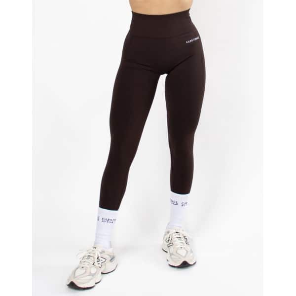 Eternity High-Waist Legging | CAPO FINALE - Leggings | L | Kleur Bruin | Sportkleding | Activewear | Gymkleding | Fitnesskleding | Sportoutfit | Fitness | Hardlopen | Crossfit | Yoga | Pilates | Krachttraining