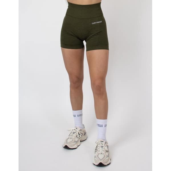 Eternity High-Waist Short | CAPO FINALE - Shorts | S | Kleur Groen | Sportkleding | Activewear | Gymkleding | Fitnesskleding | Sportoutfit | Fitness | Hardlopen | Crossfit | Yoga | Pilates | Krachttraining