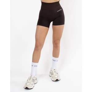 Eternity High-Waist Short | CAPO FINALE - Shorts | XS | Kleur Bruin | Sportkleding | Activewear | Gymkleding | Fitnesskleding | Sportoutfit | Fitness | Hardlopen | Crossfit | Yoga | Pilates | Krachttraining