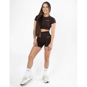 Eternity Short Sleeve Crop Top | CAPO FINALE - T-shirt crop top | S | Kleur Groen | Sportkleding | Activewear | Gymkleding | Fitnesskleding | Sportoutfit | Fitness | Hardlopen | Crossfit | Yoga | Pilates | Krachttraining