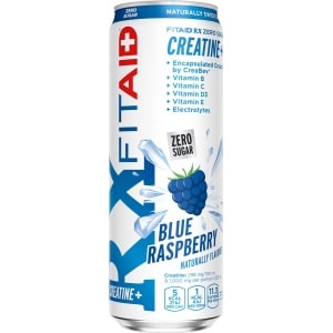 FITAID - LIFEAID - Recovery RX ZERO - BLUE RASPBERRY - CREATINE - BCAAS - COQ10 - 24x335 ml - (incl. €3,60 statiegeld)
