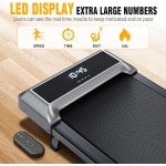 FYSIQ® Loopband - walking pad - voor thuisgebruik - compact - met afstandbediening - bluetooth verbinding met app - hellingfunctie 6,5%