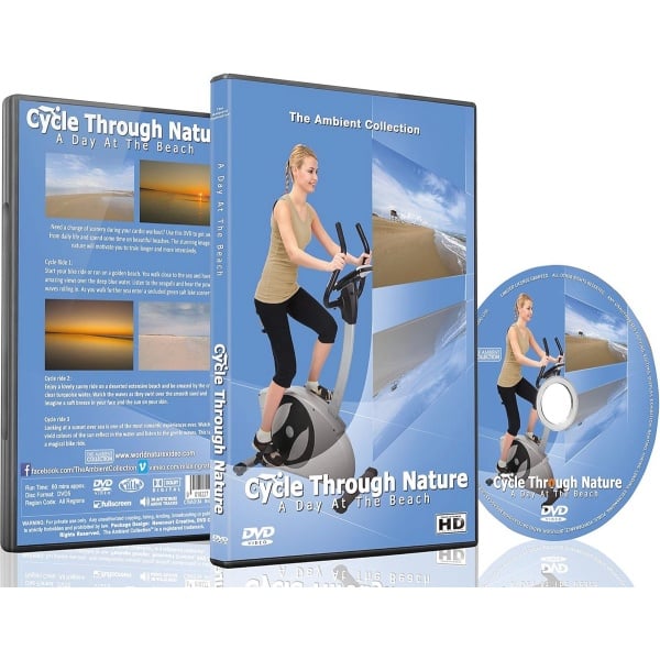 Fiets Door De Natuur - Een Dag Aan Het Strand - Voor Indoor Fietsen, Loopband en Hardlooptrainingen