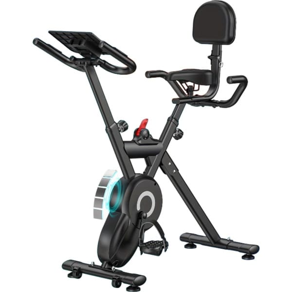Fiets Trainer - Fietstrainer - Hometrainer - Indoorfietser - Bewegingstrainer - Magnetische Weerstand - Riemaandrijving - Stabiel IJzerframe - Antislip Basisplaat
