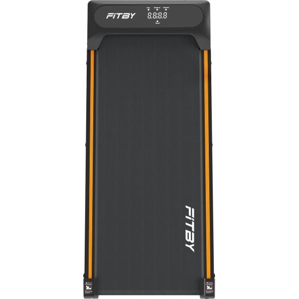 Fitby Loopband - 1-8 km/u - 5 tot 8% handmatige hellingshoek - Max 100kg - Zwart Oranje