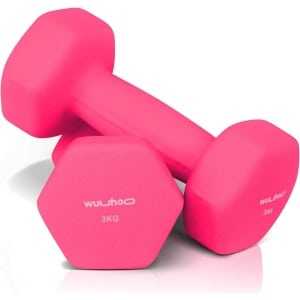 Fitness Dumbbell Set - Neopreen Halters 1kg tot 4kg voor Krachttraining, Pilates en Aerobics