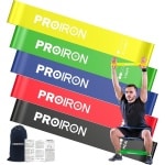 Fitness Weerstandsbanden Set - 5 Krachtweerstandsbanden voor Spieropbouw, Yoga, Pilates en Crossfit