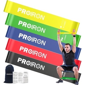 Fitness Weerstandsbanden Set - 5 Krachtweerstandsbanden voor Spieropbouw, Yoga, Pilates en Crossfit