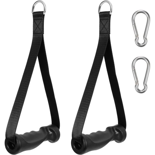 Fitness handgrepen voor krachttraining - Kabelmachine handvatten voor gym workout en pilates - Fitness accessoires - Weerstandsbanden