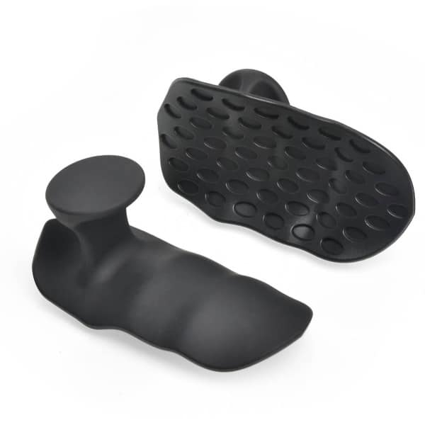 Gewichthefgrepen voor krachttraining - Antislip fitnessgrepen voor oefeningen, krachttraininggrepen, gewichthefgrepen voor vrouwen en mannen, 2-pack