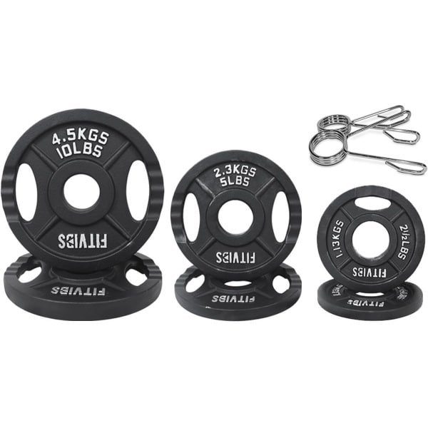 Gietijzeren Halterschijf 2 Inch voor Krachttraining en Gewichtheffen - Meerdere Maten Beschikbaar