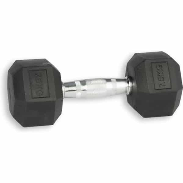 Gorillagrip Hex Dumbbell - 7.5 KG/ Dumbbell/ Hexagon/ Gewichten/ Fitness & Krachttraining
