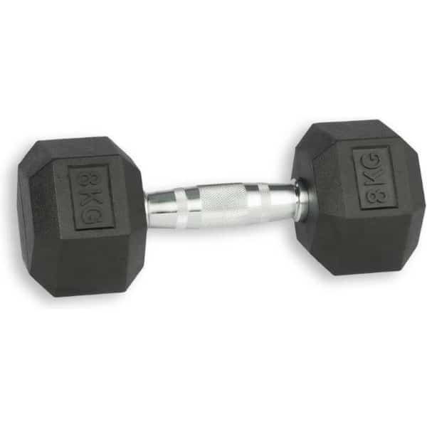 Gorillagrip Hex Dumbbell - 8 KG/ Dumbbell/ Hexagon/ Gewichten/ Fitness & Krachttraining