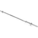 Gymtek® Halterstang - 150 cm lengte, O27 mm - Halter Stang voor Krachttraining, Home Gym, Fitness - incl. Stersluitingen