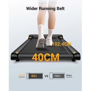 Hanimo Urtm022 Loopband - Loopband voor Thuis - Walking Pad - Wandelband Bureau Elektrisch - Wandelgebied 102.4x40cm - Afstandsbedienig - 1-6km/u - Fitnessapperatuur