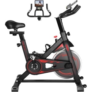 Hometrainer met 10 kg Vliegwiel en Instelbare Weerstand voor Thuis