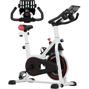 Hometrainer met LCD-Display en Verstelbaar Zadel voor Thuisgebruik