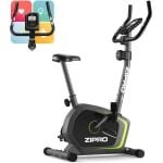 Hometrainer met magnetische weerstand voor volwassenen, tot 120 kg, zwart