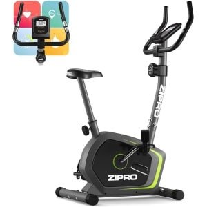 Hometrainer met magnetische weerstand voor volwassenen, tot 120 kg, zwart