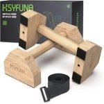 Houten Push-up Grepen - Antislip Parallettes voor Krachttraining en Spiertraining