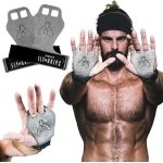 JerkFit Fly Grips - vegan 2-vinger handgrips voor pull-ups, CrossFit & gewichtheffen - maat XL