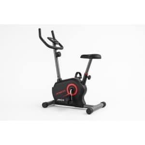 Jim24 Hometrainer- Fitness Fiets - 8 Weerstandsniveau's - Hartslagfunctie - Tablet en Telefoonhouder - Zwart