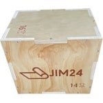 Jim24 Plyo Box - Fitness Box - Crossfit - Krachttraining - 3-in-1 - Extra stevig - Klein 30/35/40 cm