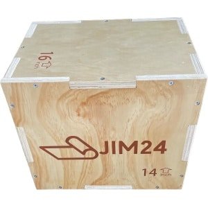 Jim24 Plyo Box - Fitness Box - Crossfit - Krachttraining - 3-in-1 - Extra stevig - Klein 30/35/40 cm