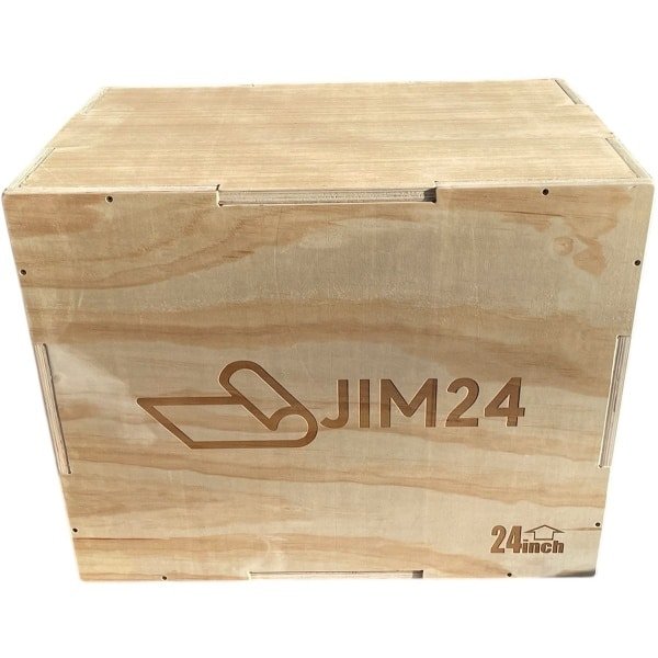 Jim24 Plyo Box - Fitness Box - Jumpbox - Crossfit - Krachttraining - 3-in-1 - Extra Stevig - 50/60/75 cm