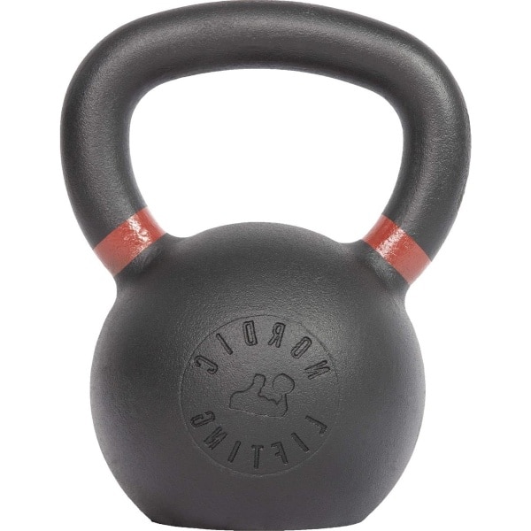 Kettlebell voor CrossFit en Gymtraining - Gietijzeren kettlebell voor krachttraining met authentiek design verstelbare kettlebell
