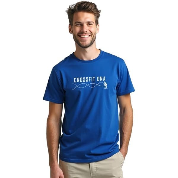 Kruskis Crossfit Dna T-shirt Met Korte Mouwen Blauw L Man