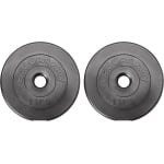 Kunststof Halterschijven 30/31 mm - 2 x 2,5 kg Gewichten voor Krachttraining