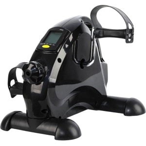 LaCardia Stoelfiets - Bureaufiets en deskbike - Bewegingstrainer en mini hometrainer - Beentrainer met LCD-display - Zitfiets fitness voor ouderen - Zwart