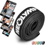 Lange fitnessbanden, stof met fitness e-book - wasbare weerstandsbanden, weerstandsbanden, krachttraining, gymnastiekband, fitnessband, trainingsbanden, optrekbanden, krachttrainingssets