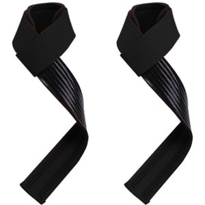 Lifting Straps - Wrist Wraps - 62 cm Lengte Antislip - 1 Paar - Voor Krachttraining Zwart