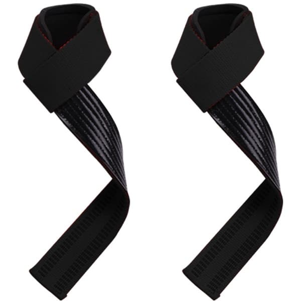 Lifting Straps - Wrist Wraps - 62 cm Lengte Antislip - 1 Paar - Voor Krachttraining Zwart