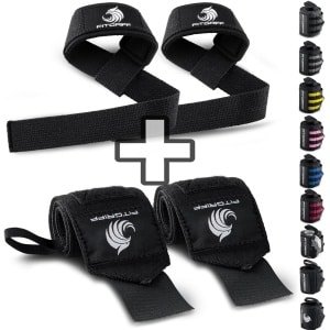 Lifting Straps en Polswraps voor Krachttraining - Verbeter Grip en Comfort tijdens Gewichtheffen
