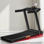 Loopband - Hardloopband - Fitnessband - Trainingsband - Opvouwbare Loopband - Verstelbare Hellingshoek 6% - Triple Touchscreen Display - Compact & Draagbaar Design