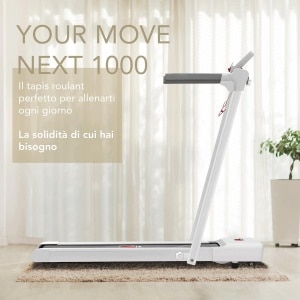 Loopband Inklapbaar - Hometrainer Elektrisch - Walking Pad Fitness - Wit
