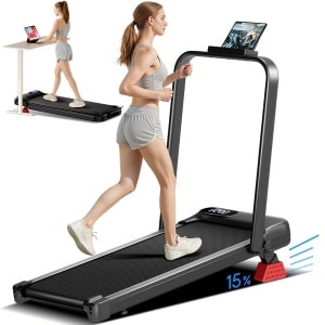 Loopband - Wandelband - Treadmill - Wandelmachine - Hardloopband - Inklapbaar - 15% Helling - 2,5 HP Motor - Max 136 kg Draagvermogen