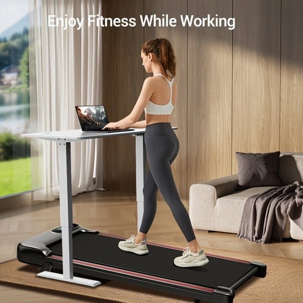 Loopband - Wandelband - Walking Pad - Treadmill - Hometrainer - 2,5 PK Motor - Inklapbaar met 5% Hellingshoek