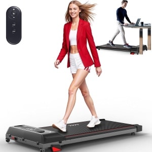 Loopband voor Thuis Wandelen met Hellingshoek - 2.25 PK Motor - 100 kg Draagvermogen - 4% Helling - Wandelband - Fitness Loopband - Thuistraining - Instelbare Snelheid 1-10 km/u