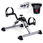 Mini Fiets Pedaaltrainer voor Arm- en Beentraining - Hometrainer met LCD-Monitor